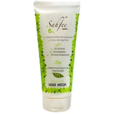 Witte tube van Sahfee Witte Musk Haarmasker met groene accenten en Argan Olie
